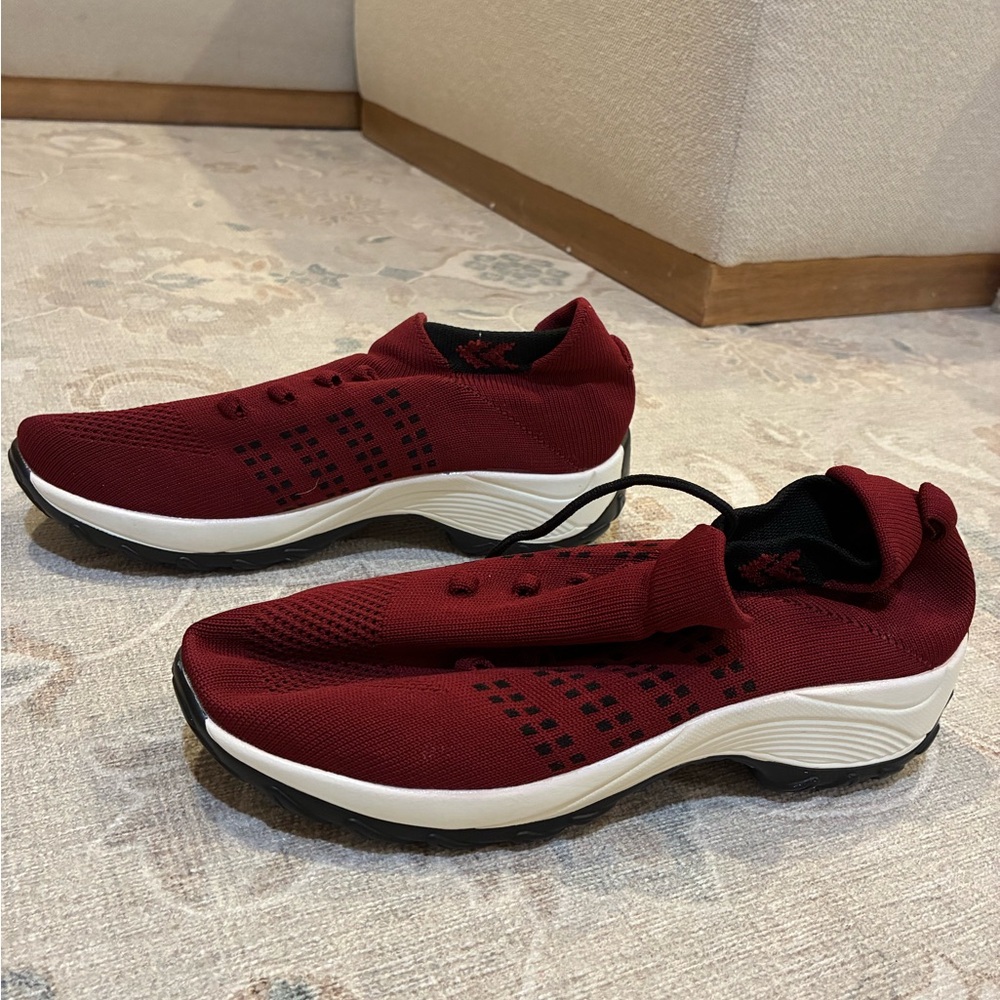Red Athletic Women's Sneakers